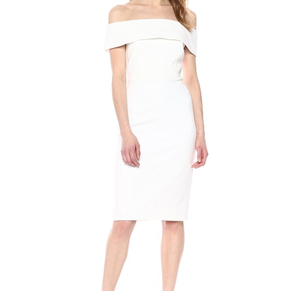 calvin klein white dress