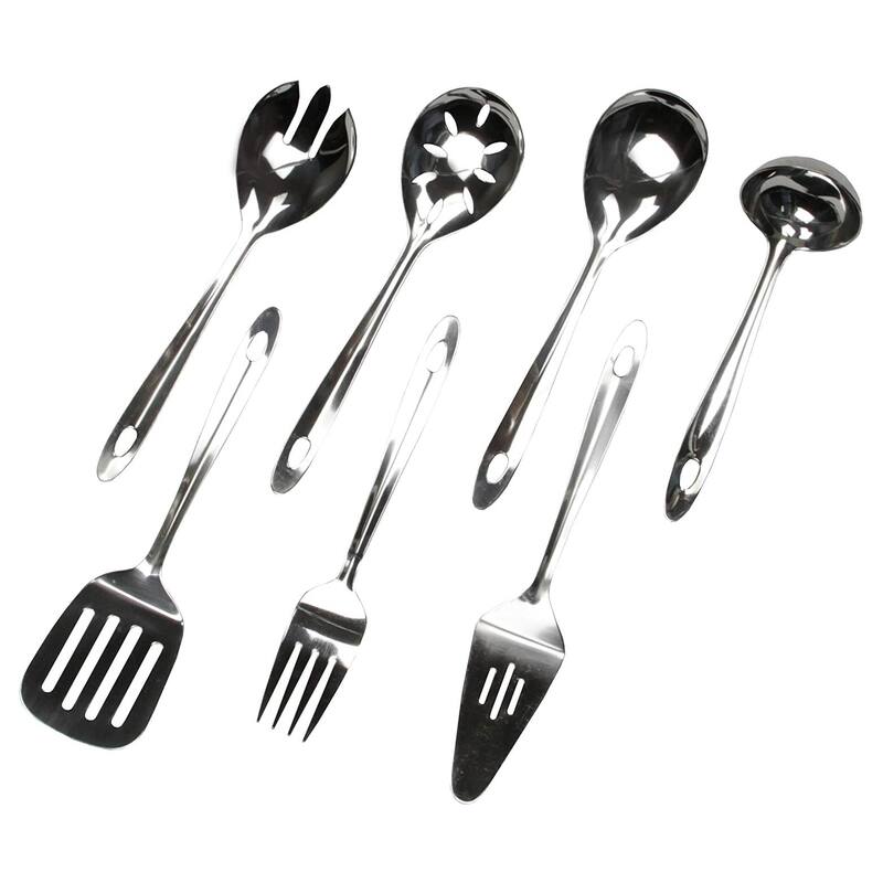 Chef Craft 10" Slotted Stainless Steel Pie Server Spatula with Sleek Mirror Finish