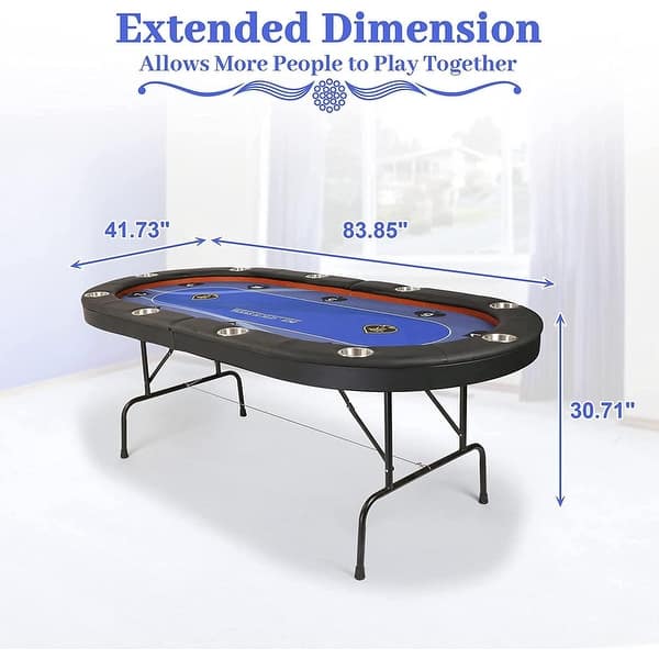 Table de poker pour jeux en direct