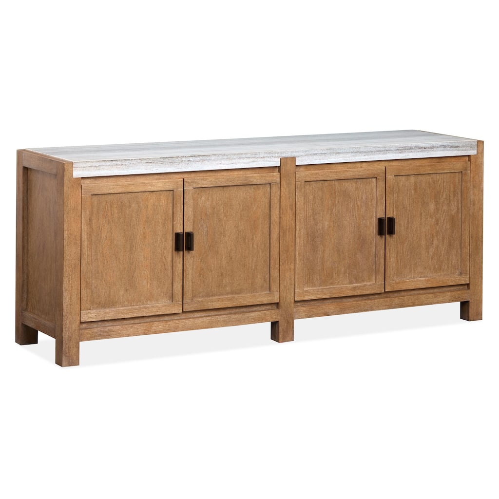 Magnussen Home Plum Creek Sierra Brown Door Console - 70''W x 18''D x 28''H