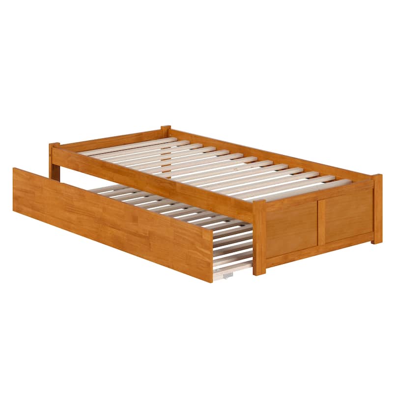 Concord Bed with Footboard and Twin Extra Long Trundle