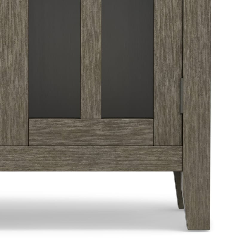 WYNDENHALL Stratford SOLID WOOD 30 inch Wide Low Storage Cabinet - 30"w x 14"d x 31" h