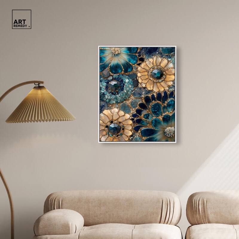 Opulent Geode III Canvas by Art Remedy