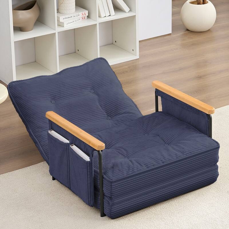 Mixoy Muti-Functional Folding Floor Sofa Bed,3-Seater,2-Seater,1-Seater Lazy Futon Sofa with 6 Position Adjustable Backrest