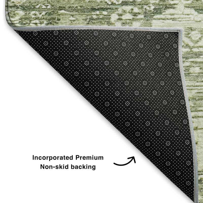 Premium Washable Super Soft Vintage Traditional Mayfield Rug