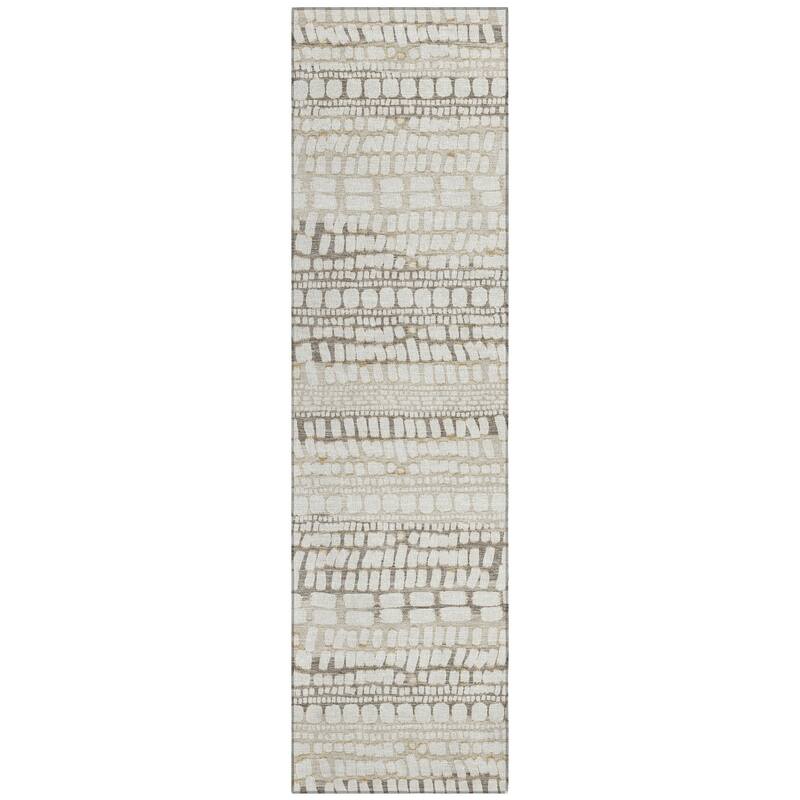 Machine Washable Indoor/ Outdoor Modern Winfield Chantille Rug