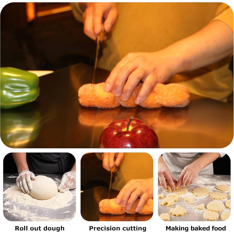 40CM*60CM Premium Stainless Steel Cutting Board for Kitchen