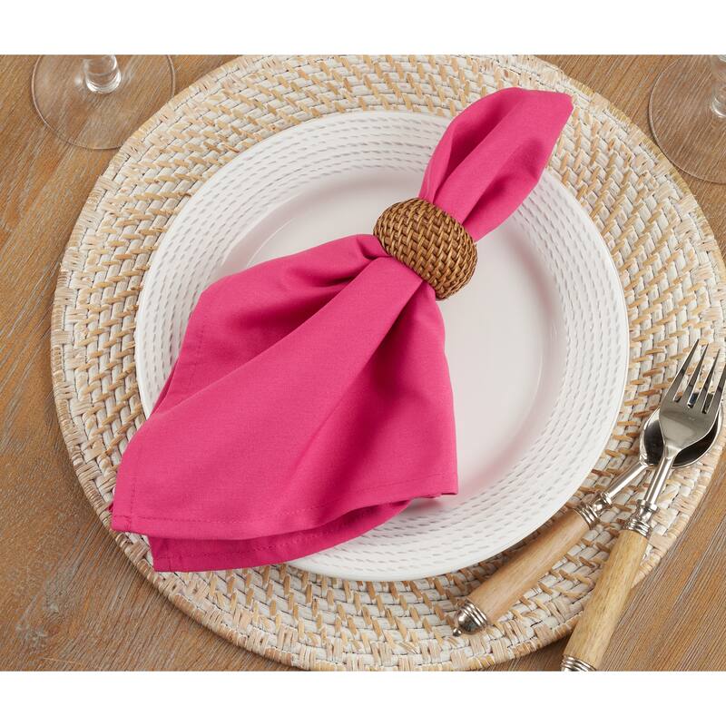 Everyday Design Cloth Table Napkins (Set of 12) - Set of 12 - Fuchsia