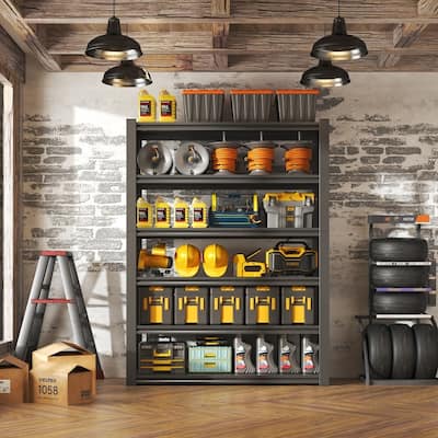 6 Tier Metal Storage Garage Shelving 2400LBS
