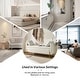 preview thumbnail 42 of 43, Angelus Modern 56''W Upholstered Flip Top Storage Bench withTwo Pillows and Arms by HULALA HOME