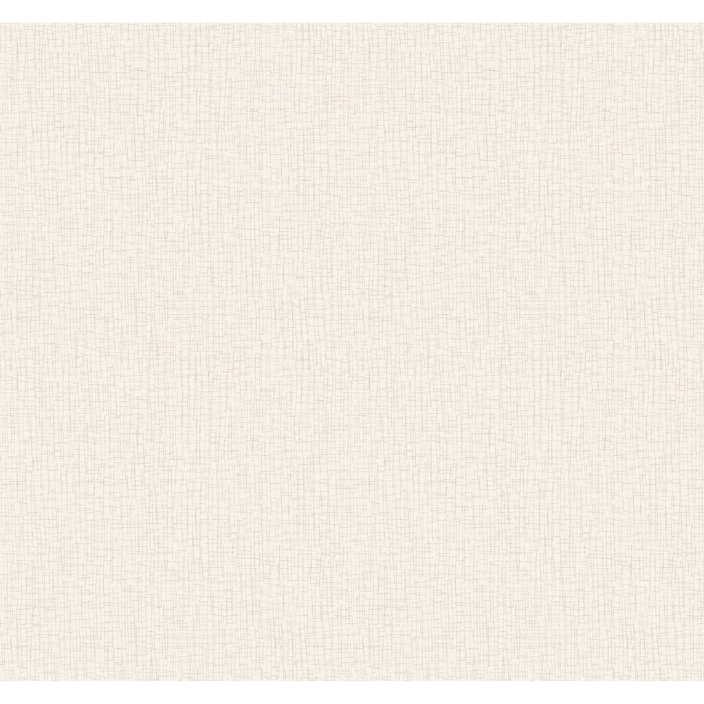 Warner Aden Ivory Linear Abstract Wallpaper