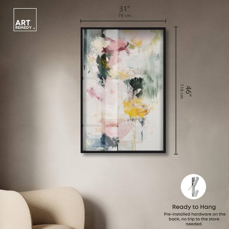 Dripping Colors II Shadowbox by Art Remedy