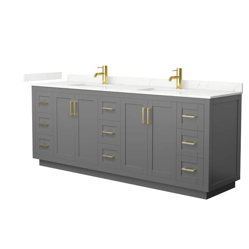 Wyndham Collection WCF292984D-QTZ-UNSMXX Miranda 84" Free Standing