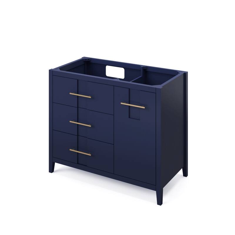 Jeffrey Alexander VN2KAT-42-NT Katara 42" Single Free Standing Vanity - Hale Blue