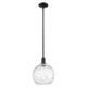 Option Clear Water Glass / Matte Black