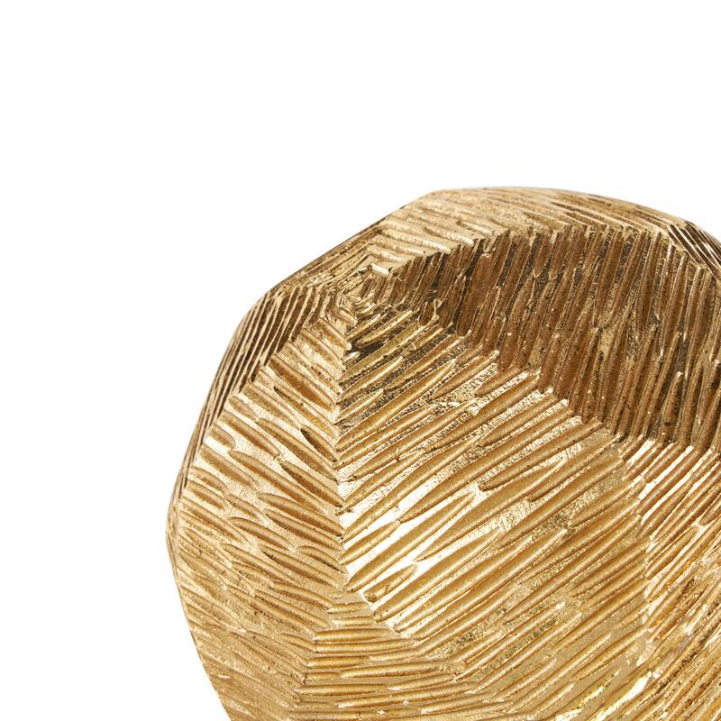 Gold or White Resin Decorative Orbs & Vase Filler with Varying Sizes (Set of 3)