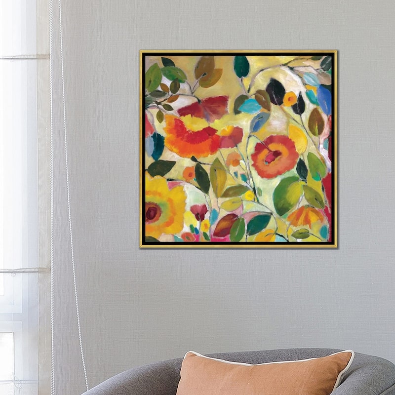 iCanvas "Garden Fantasie" by Kim Parker Framed Canvas Print
