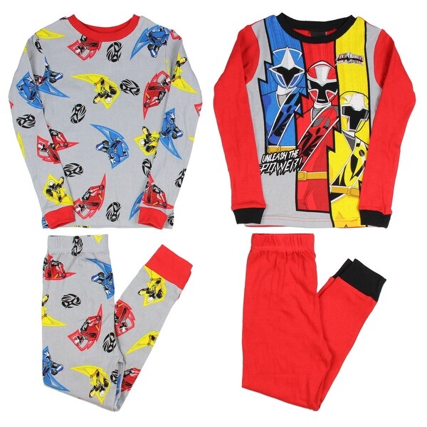 Shop Power Rangers Ninja Steel Unleash The Power 2 Big Boys Cotton Pajama Sleepwear Sets Overstock 18067516