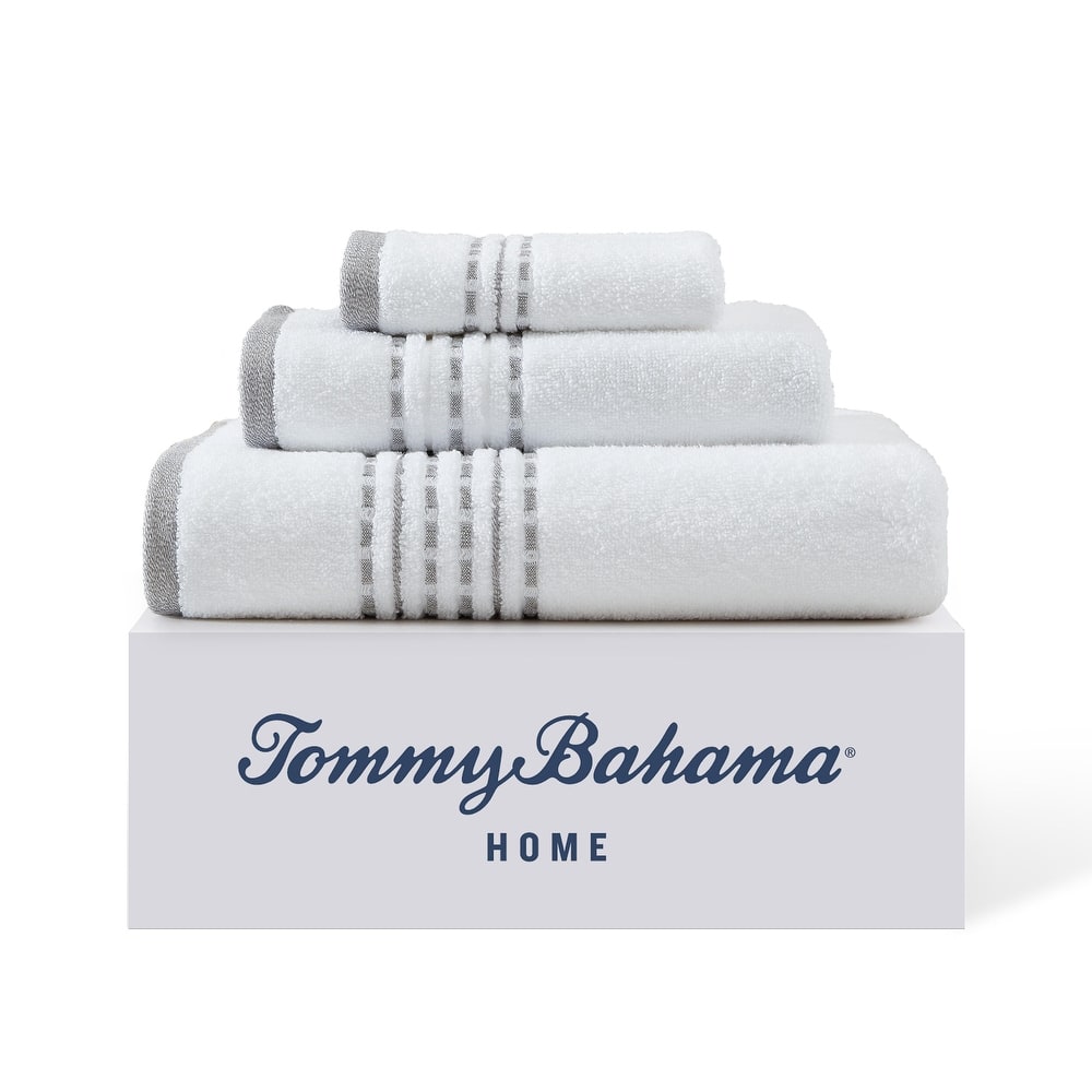 Tommy Bahama Cliff Side Cotton 3 Piece Towel Set - 3 Piece