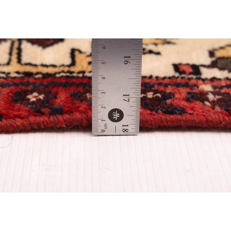 ECARPETGALLERY Hand-knotted Andelz Light Red Wool Rug - 4'5 x 6'4