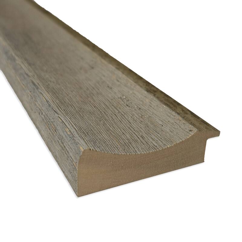 Abstract Pink Ficus by Tradelink inhouse artist Wood Framed Wall Art Print - Driftwood Tan