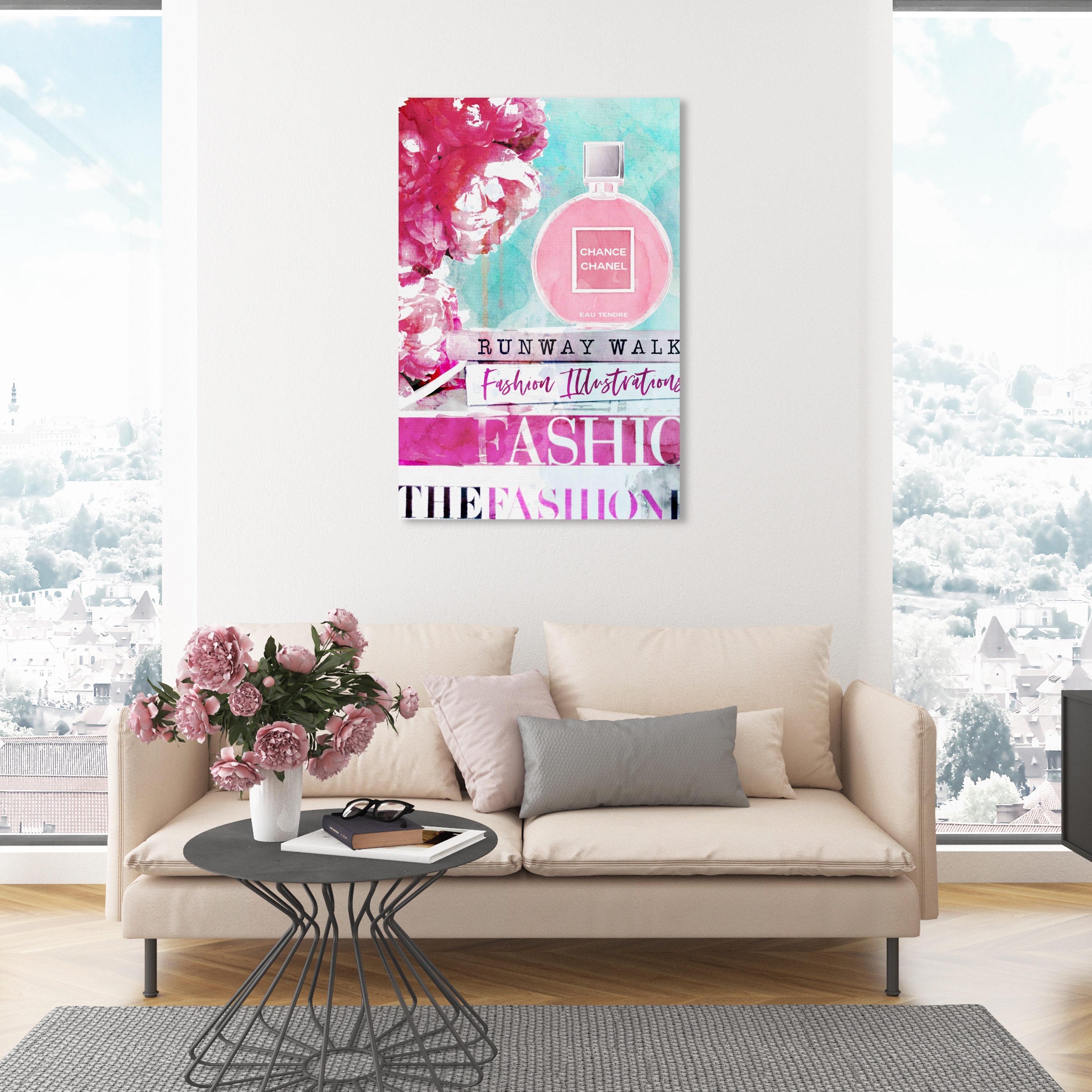 Oliver Gal 'Glamorous Best Friends' Fashion and Glam Wall Art Canvas Print  - Pink, Black - Bed Bath & Beyond - 28416991