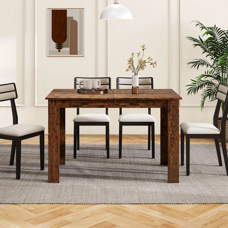 Costway 47”-62” Extendable Dining Table for 4-8 People for Dining Room - See Details
