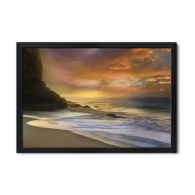 Morning Fire Premium Framed Poster by Mike Calascibetta