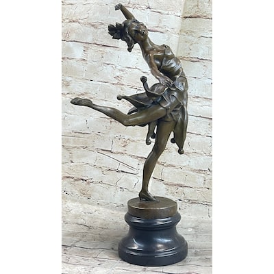Handmade Bronze Sculpture Museum Quality Dancer By Zach Masterpiece Figurine