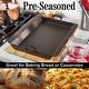preview thumbnail 4 of 4, Classic Cuisine Iron Roasting Pan - Pre-Seasoned Roaster Pan with Handles