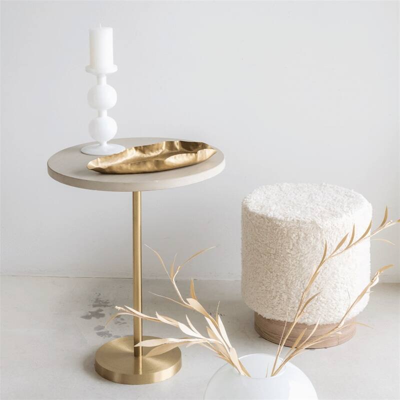 Candle Holder Recycled Glass Bulb - White Co
