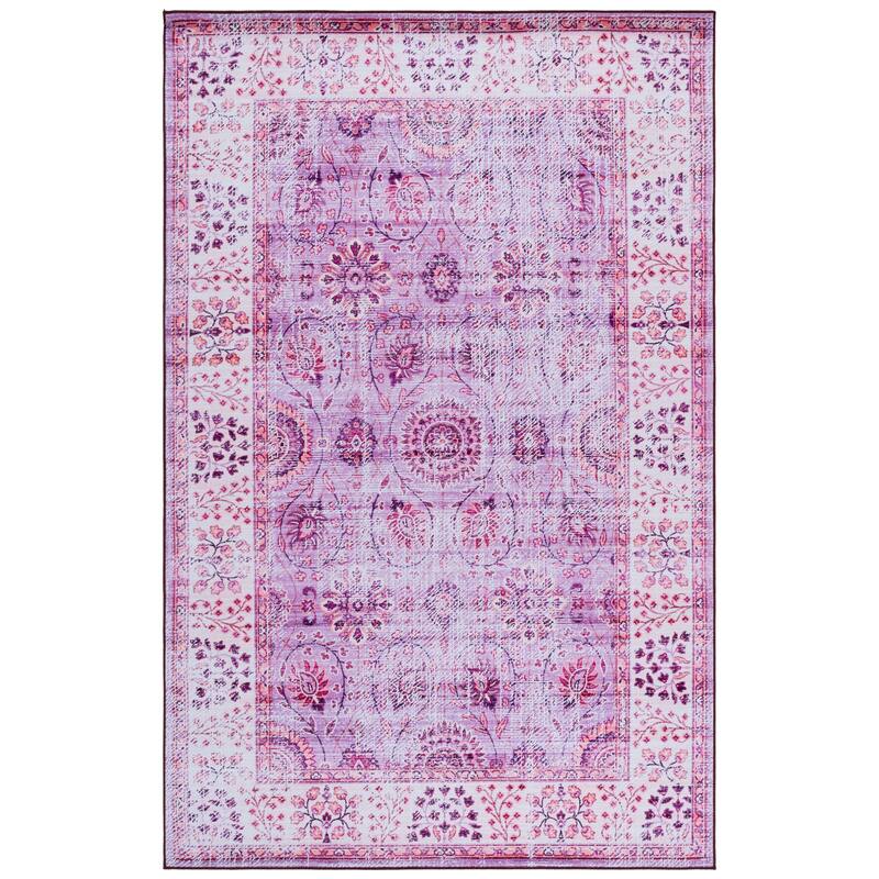 SAFAVIEH Tucson Villar Transitional Rug - 6' x 9' - Violet/Beige