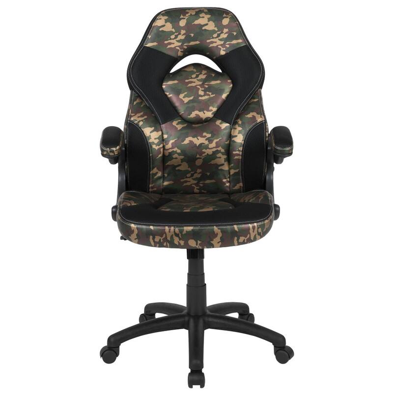 High Back Racing Style Ergonomic Gaming Chair with Flip-Up Arms