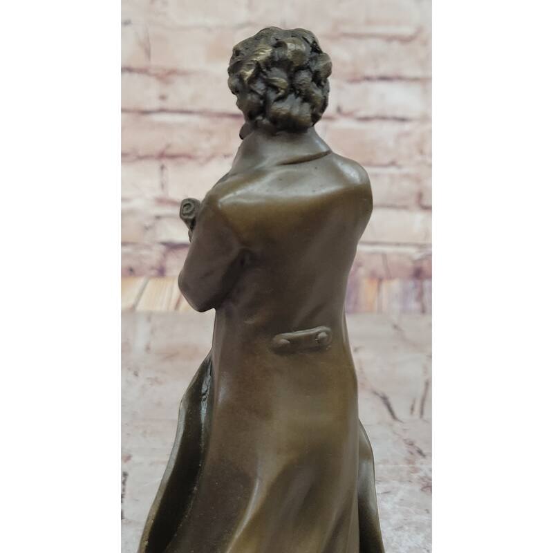 Bronze Statue Of A 19Th-Century Gentleman In Formal Attire Signed Milo