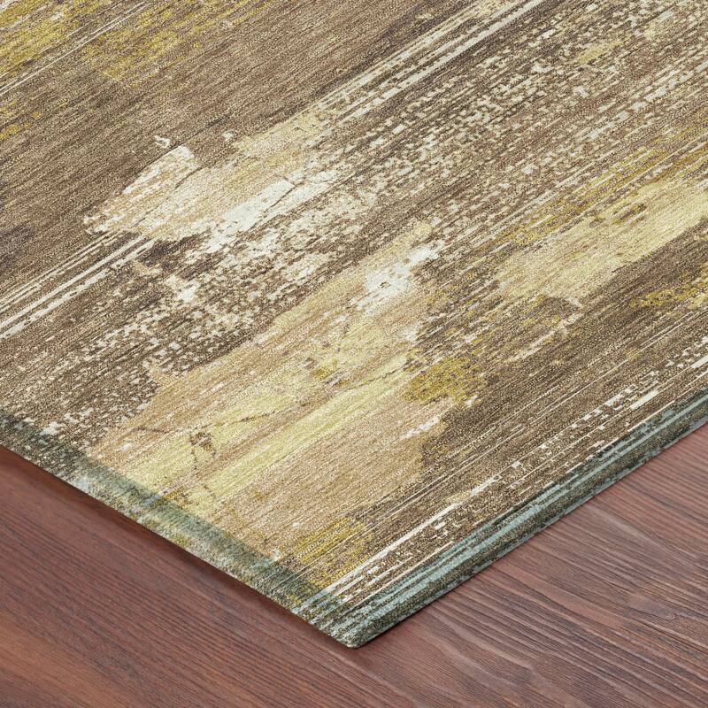 Machine Washable Indoor/ Outdoor Chic Veta Chantille Rug