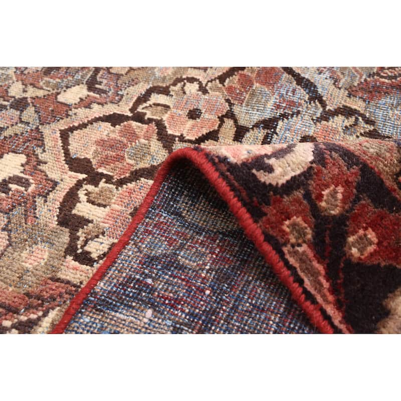 ECARPETGALLERY Hand-knotted Antalya Vintage Dark Red Wool Rug - 3'10 x 6'0