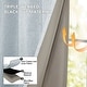 preview thumbnail 10 of 28, Deconovo Linen Blackout Curtains Grommet Drapes for Living Room 2 Panels