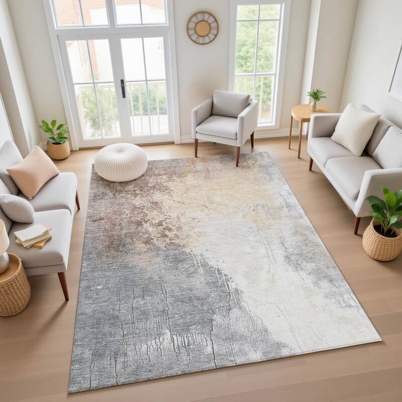 Premium Washable Super Soft Modern Contemporary Mayfield Rug
