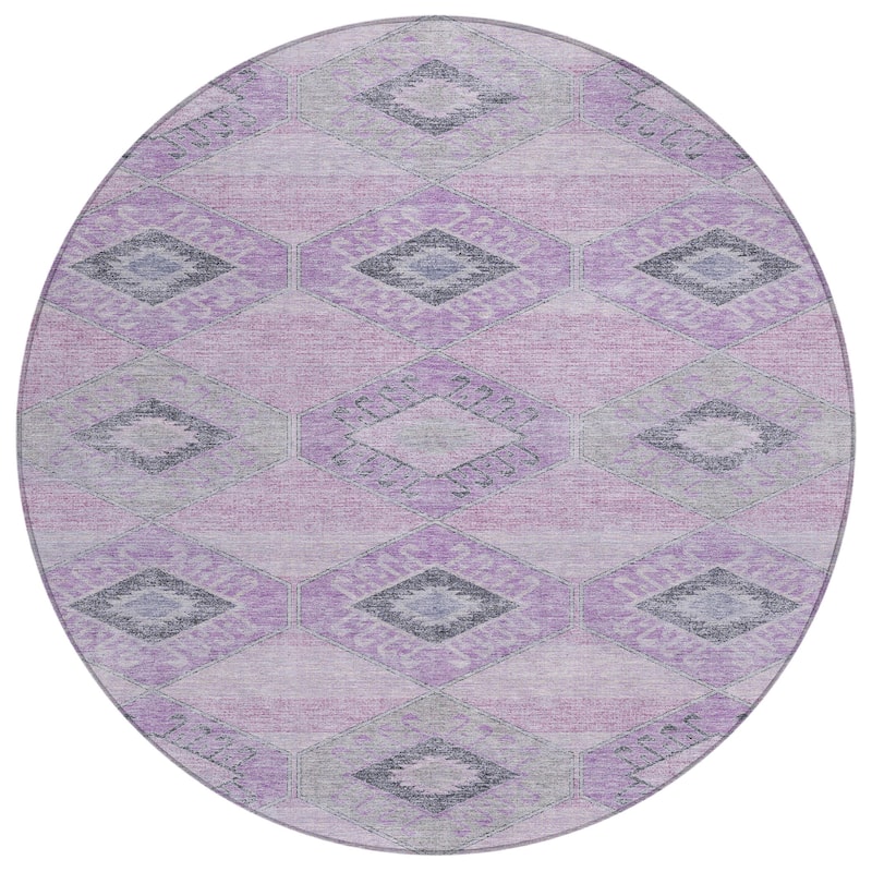 HomeRoots Aztec Transitional Rectangle Outdoor Rug