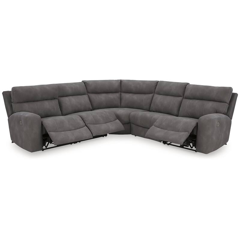 Signature Design by Ashley Next-Gen DuraPella 5-Piece Power Reclining Sectional - 105.5"W x 104.5"D x 42"H