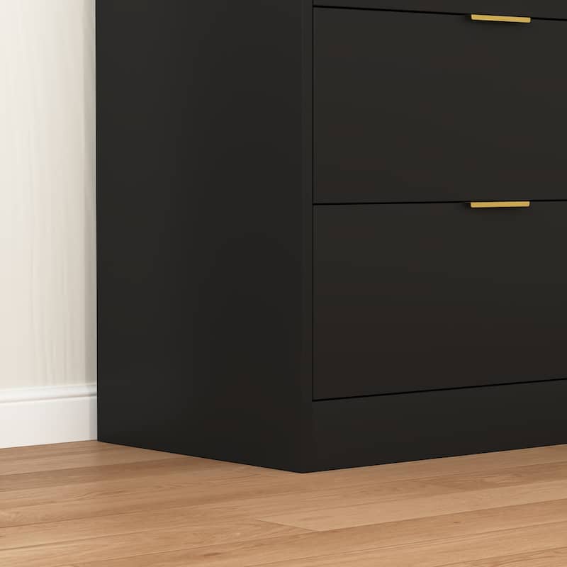 8 Drawers Dresser for Bedroom, Wood Bedroom Dresser Modern Drawer Chest, 8 Chest of Drawer, Tall Dresser for Closet