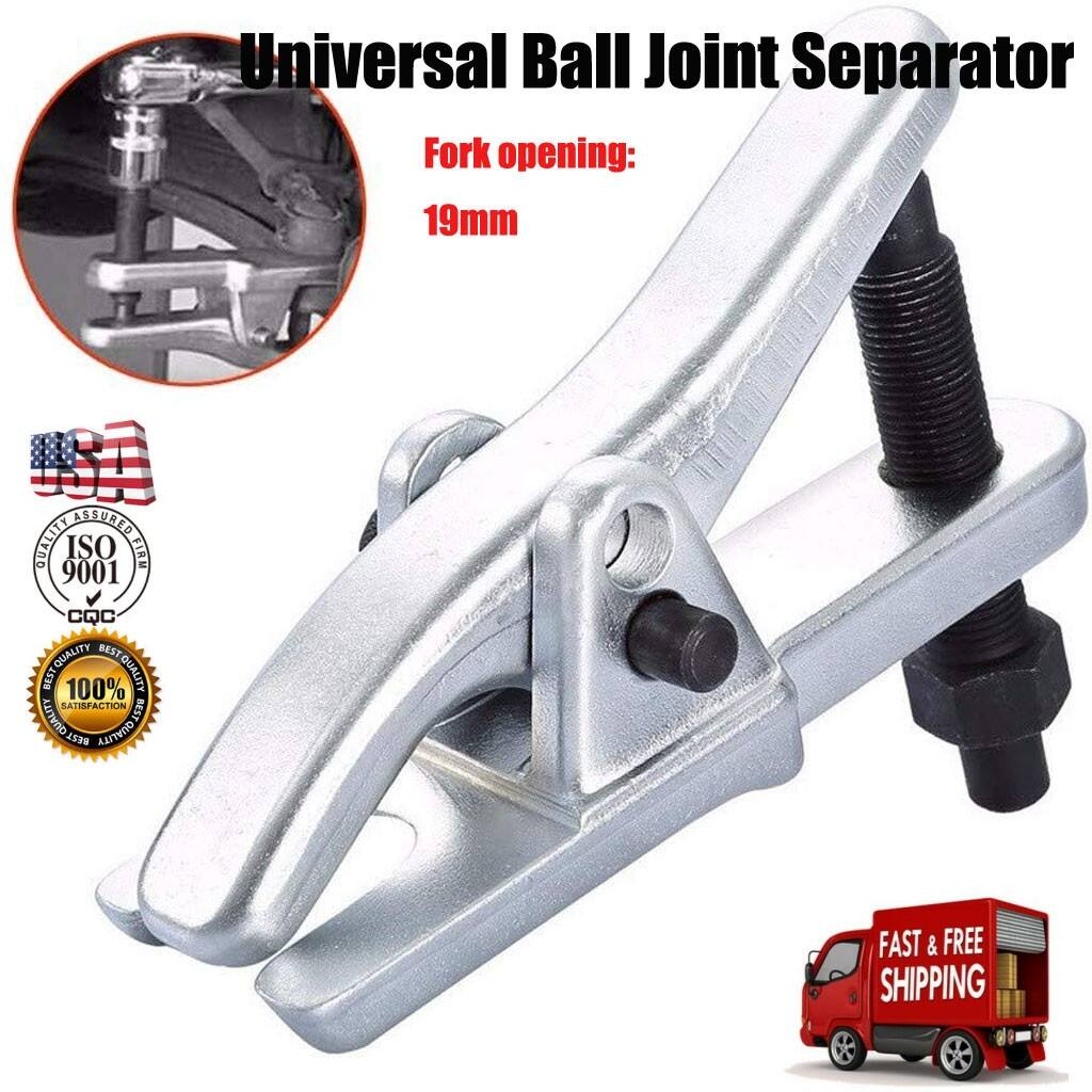 Universal Ball Joint Separator 19mm Drop Steel Ball Joint Puller Tool for Separating Arms, Tie Rods, and Ball Joints on Most