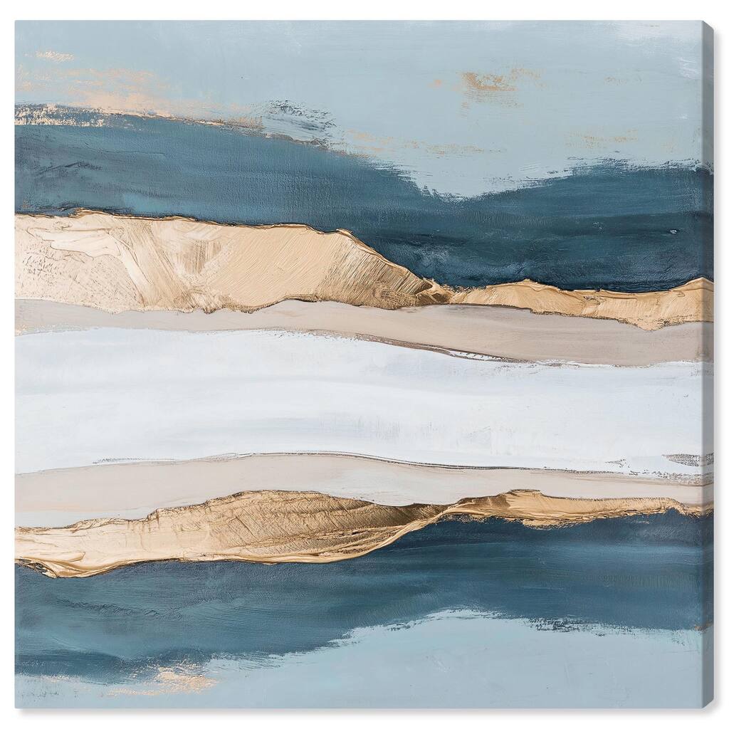 Crystalline Depths I Canvas by Art Remedy, Gallery Wrapped