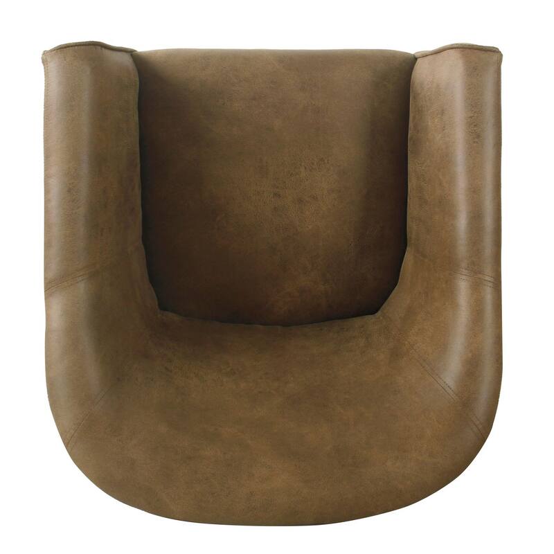 Porch & Den Kingswell Upholstered Barrel Accent Chair