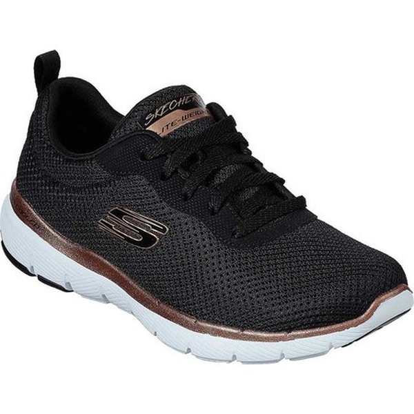 skechers womens rose gold