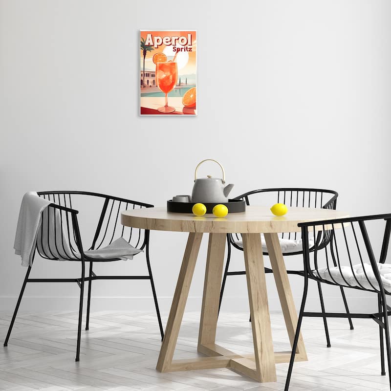 Stupell Bright Tropical Aperol Spritz Wall Plaque Art Design By Andreas Magnusson