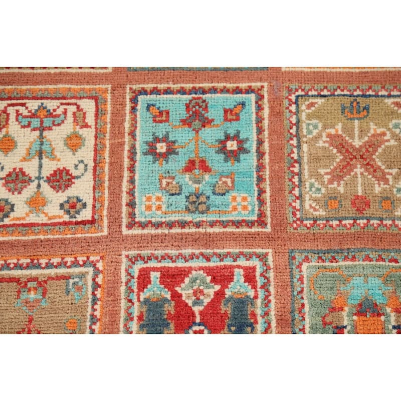 Garden Design Kazak Foyer Rug Hand-Knotted Wool Carpet - 2'0" x 3'1"