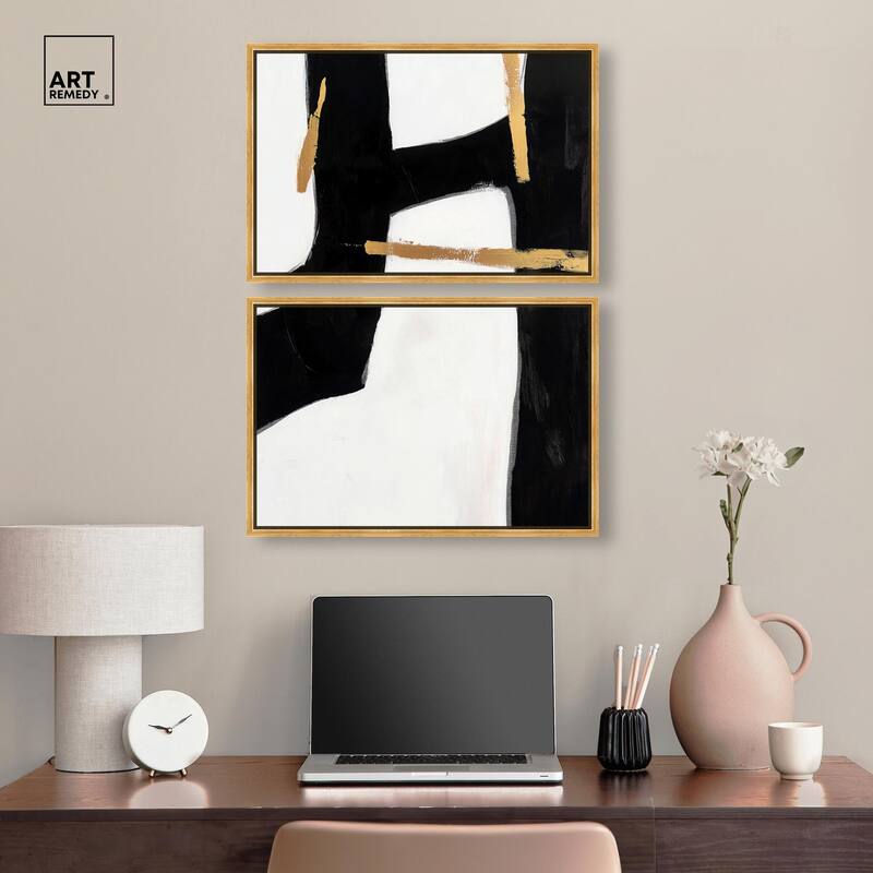 Urban Grid I Canvas Set of 2 by Art Remedy