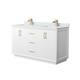 Option White / Satin Bronze Hardware