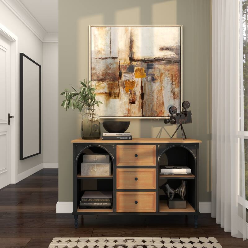 Metal Film Camera Decorative Sculpture - Brown - Roche River Decor